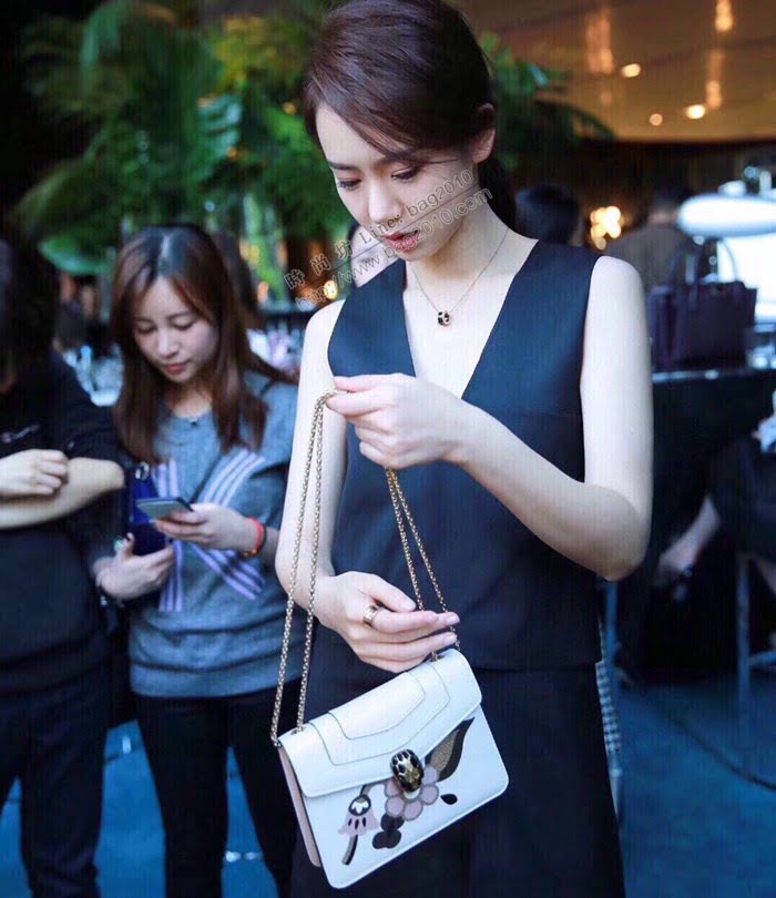 Bvlgari飾品 寶格麗黑白陶瓷玫瑰金項鏈 龍蝦扣  zgbq3064